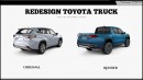 2024 Toyota Grand Highlander Pickup Truck rendering by Digimods DESIGN