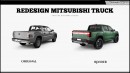 Mitsubishi Raider CGI new generation by Digimods DESIGN