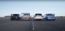All-Subaru Drag Race Lines Up 2,000-HP Worth of Cars, Two of Them Need a Tow