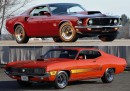 1969 Ford Mustang Boss 429 & 1970 Ford Torino GT