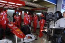 Ferrari promotional purposed session at Jerez