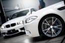 Alpine White BMW F10 M5 on PUR Wheels