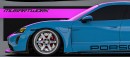 Ken Block Porsche Taycan RS style rendering by musartwork