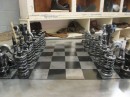 Amateur Mechanic Builds Chess Set Out of Old Car Parts