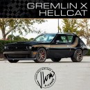 AMC Gremlin X Hellcat rendering