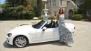 "America's Next Top Model" Star Eugena Washington Gets Fiat 124 from Playboy