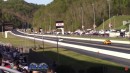 Mercedes-AMG C 63 S quarter mile drag races vs Mustang GT500, Boss 302 on DRACS