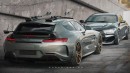 Mercedes-AMG GT Shooting Brake vs. BMW 8 Series Touring by sugardesign_1 on Instagram