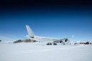 Hi Fly A340 Landing in Antarctica
