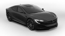 Tesla Model S II rendering