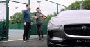 Andy Murray's new electric car, the Jaguar I-PACE