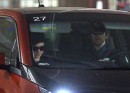 Anne Hathaway Test Driving BMW i3