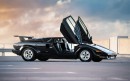 Ex-Rod Stewart Lamborghini Countach 25th Anniversary Edition
