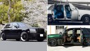Rolls-Royce Cullinan Black Badges on aftermarket wheels
