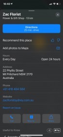 User ratings on Apple Maps