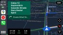 La nueva UI de Google Maps en modo oscuro en CarPlay