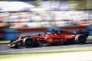 F1-75 driven by Charles Leclerc during free practice at the 2022 Australian Grand Prix