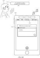 Patent drawing describing the natural Siri interaction