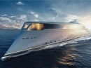 Hydrogen-powered superyacht concept Aqua, by Sinot