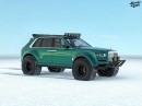 Arctic Trucks Rolls-Royce Cullinan Expedition Vehicle rendering by Abimelec Arellano