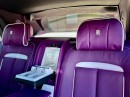 Rolls-Royce Cullinan bespoke Arctic White Purple for sale by Champion Motoring