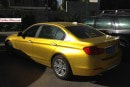 Matte Yellow BMW 328Li