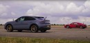 Audi R8 vs Porsche Cayenne Turbo GT