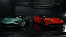 Ferrari SF90 Spider, Stradale & McLaren Senna by RDB LA