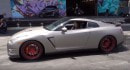 Arizona Girl Does AWD Burnout in Her 800 HP Nissan GT-R