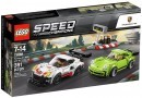 Lego Porsche 911 RSR and 911 Turbo