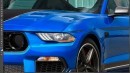 Artist Makes 2021 Ford Mustang Mach 1 More Like a Muscle Car With GT500 Features