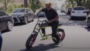 A$AP Rocky takes delivery of a surprise, custom Super73-S2 e-bike