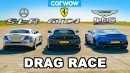 Aston DBS Superleggera Drag Races Ferrari GTC4, Mercedes SLR, Egos Get Bruised