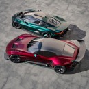 Aston Martin and Jaguar mid-engine JDM supercar rendering by alonsodsgn and malonyxmedia