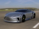 Aston Martin DBE electric grand tourer design study by Nico Cancellaro on Behance