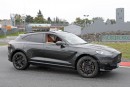 Aston Martin DBX facelift prototype being tested at the Nurburgring