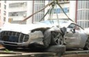 Aston Martin One-77 crash