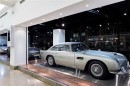 Aston Martin DB Exhibit at Harrods