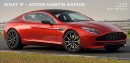 Aston Martin Rapide what if second generation rendering by carnewsnetwork