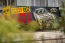 Aston Martin celebrates 50 years with James Bond with display, includes giant replica of the Corgi Goldfinger DB5 toy car, with a $3.5 million price tag