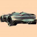 Aston Martin V12 Speedster leaked sketch