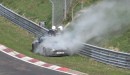 Aston Martin V12 Vantage breaks down on Nurburgring