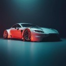Aston Martin Vantage GT3 Road Car Rendered