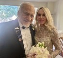 Buzz Aldrin married Anca Faur in a small ceremony in Los Angeles