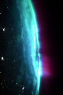Aurora Borealis as seen from the Space Station