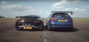 Audi A3 Boldly Drag Races an R8, Retaliation Is Swift