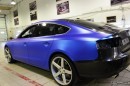 Audi A5 Blue Chrome