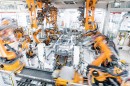 Audi production in Neckarsulm factory, Germany