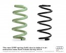 Audi glass fiber-reinforced polymer (GFRP) suspension springs