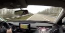 Audi Driver Doing 240 KM/H on Autobahn Nearly Cut Off by Van